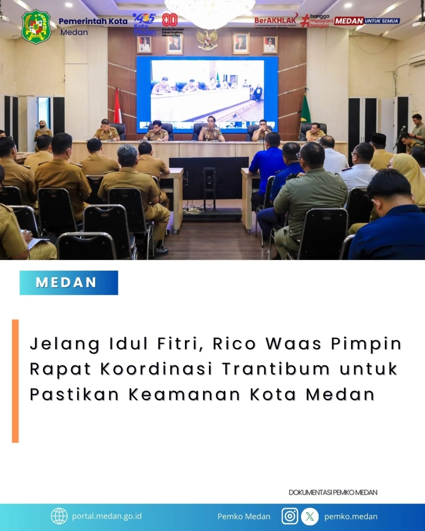 Rapat Koordinasi Trantibum Menjelang Perayaan Hari Raya Idul Fitri 1447 H